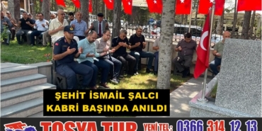 Şehit İsmail Şalcı Kabri Başında Anıldı