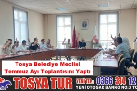 Tosya Belediye Meclisi Temmuz Ayı Toplantısını Yaptı