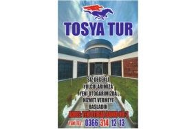 Tosya Tur Yeni Otogar’da Hizmete Başladı