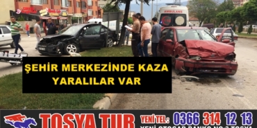 Tosya’da Kaza; 3 Yaralı