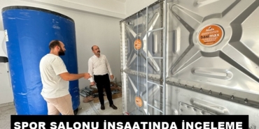 Belediye Başkanı Volkan Kavaklıgil, Spor Salonu İnşaatında İncelemelerde Bulundu