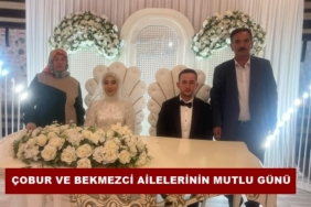 Çobur ve Bekmezci Ailelerinin Mutlu Günü