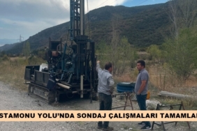 Kastamonu Yolu’nda Sondaj Çalışmaları Tamamlandı