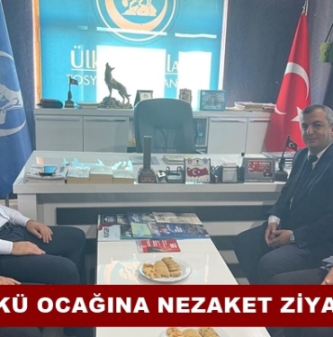 Kaymakam Uğur Ünsal’dan Ülkü Ocağına Nezaket Ziyareti