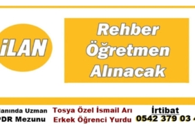 REHBER ÖĞRETMEN ARANIYOR
