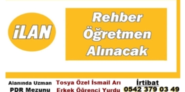 REHBER ÖĞRETMEN ARANIYOR