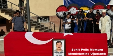 Şehit Polis Memuru Gözyaşlarıyla Memleketine Uğurlandı
