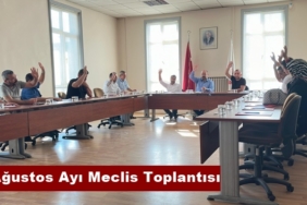Tosya Belediyesi Ağustos Ayı Meclis Toplantısını Yaptı