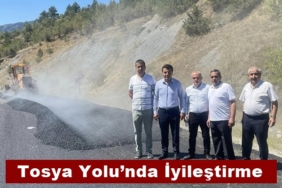 Tosya Yolu’nda İyileştirme Devam Ediyor