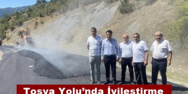 Tosya Yolu’nda İyileştirme Devam Ediyor