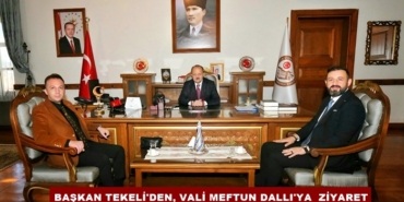 Başkan Tekeli’den, Vali Meftun Dallı’ya Ziyaret