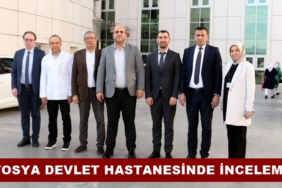 İl Sağlık Müdüründen Tosya Devlet Hastanesinde İnceleme