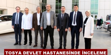 İl Sağlık Müdüründen Tosya Devlet Hastanesinde İnceleme