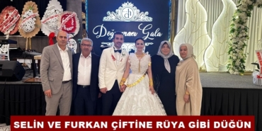 Selin Ve Furkan Çiftine Rüya Gibi Düğün