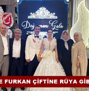 Selin Ve Furkan Çiftine Rüya Gibi Düğün