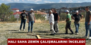 Tosya Belediyesi Halı Saha Zemin Çalışmalarına Başladı
