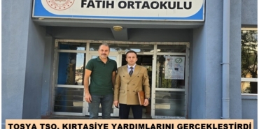 Tosya Ticaret ve Sanayi Odası, Kırtasiye Yardımlarını Gerçekleştirdi