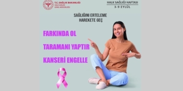 Tosya’da 3-9 Eylül Halk Sağlığı Haftası