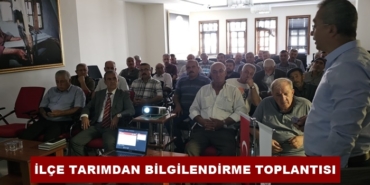 Tosya’da Bitkisel Üretim ve Yeni Destekleme Modeli Bilgilendirme Toplantısı Yapıldı
