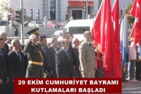 29 Ekim Cumhuriyet Bayramı Kutlamaları Başladı