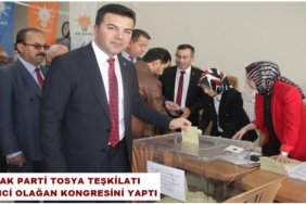 Ak Parti Tosya Teşkilatı 8’inci Olağan Kongresini Yaptı