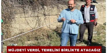 Başkan Volkan Kavaklıgil Müjdeyi Verdi; Temelini Birlikte Atacağız