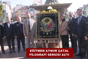 Eğitmen Aynur Çatal Filografi Sergisi Açtı