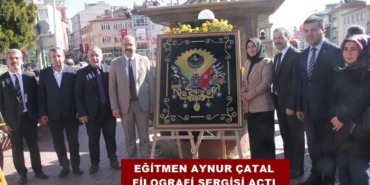 Eğitmen Aynur Çatal Filografi Sergisi Açtı