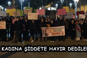 Gençler Kadına Şiddete Hayır Dedi