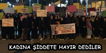 Gençler Kadına Şiddete Hayır Dedi