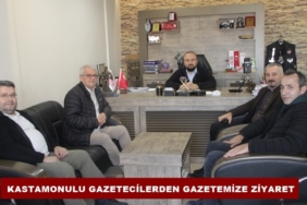 Kastamonulu Gazetecilerden Gazetemize Ziyaret