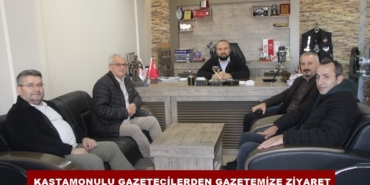 Kastamonulu Gazetecilerden Gazetemize Ziyaret
