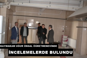 Kaymakam Uğur Ünsal Öğretmenevi ve Akşam Sanat Okuluna Çalışma Ziyareti Gerçekleştirdi