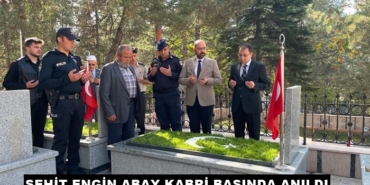 Şehit Engin Abay Kabri Başında Anıldı