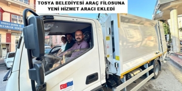 Tosya Belediyesi Araç Filosuna Yeni Hizmet Aracı Ekledi