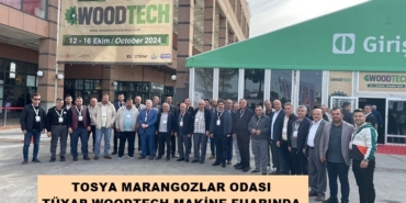 Tosya Marangozlar Odası Tüyap Woodtech Makine Fuarında