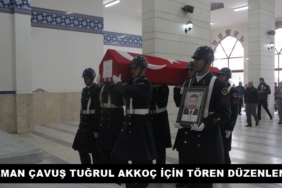 Uzman Çavuş Tuğrul Akkoç İçin Tören Düzenlendi