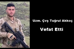 Uzman Çavuş Tuğrul Akkoç Vefat Etti