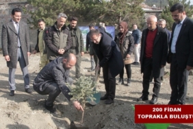 200 Fidan Toprakla Buluştu