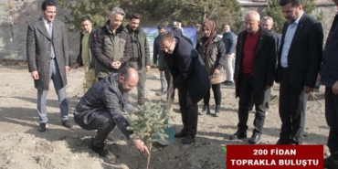 200 Fidan Toprakla Buluştu