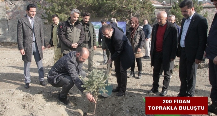 200 Fidan Toprakla Buluştu