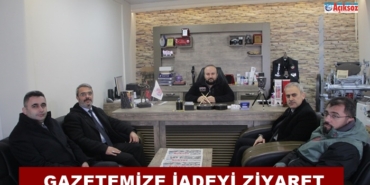 İlçe Milli Eğitimden Gazetemize Ziyaret