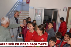 Tatilin Ardından Öğrenciler Ders Başı Yaptı