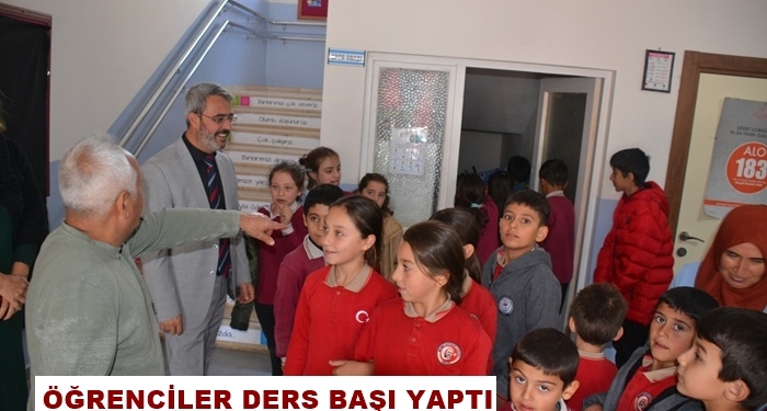 Tatilin Ardından Öğrenciler Ders Başı Yaptı
