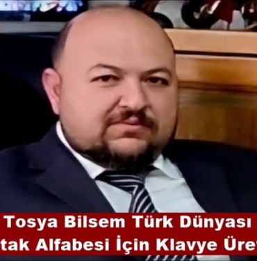 Tosya Bilsem Türk Dünyası Ortak Alfabesi İçin Klavye Üretti ve Samsun’da Yapılan  7.Türk Dünyası Bilim Ve Kültür Şenliğinde Tanıttı