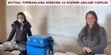 Tosya’dan Kutsal Topraklara Gidecek 23 Kişinin Aşıları Yapıldı