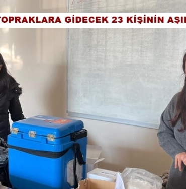 Tosya’dan Kutsal Topraklara Gidecek 23 Kişinin Aşıları Yapıldı