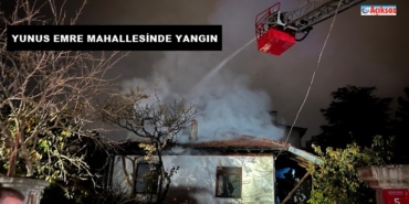 Yunus Emre Mahallesinde Yangın