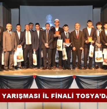 Hafızlık Yarışması İl Finali Tosya’da Yapıldı