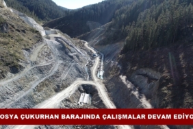 Tosya Çukurhan Barajında Çalışmalar Devam Ediyor